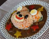 2段熊カレー♪作り方7写真