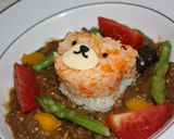 2段熊カレー♪作り方8写真