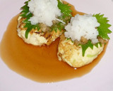 和風豆腐ハンバーグ✿～大根おろしソース～作り方9写真