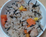 小学校　４年生　ひじき炊き込みごはん作り方5写真