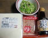 お豆腐のようなクリームチーズ、塩昆布で♬作り方1写真