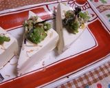 お豆腐のようなクリームチーズ、塩昆布で♬作り方3写真