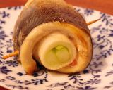 あじの梅ねぎロール【お弁当/緑・赤・茶】作り方4写真