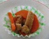 簡単お弁当のおかず　赤のおかず作り方1写真