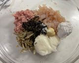 えび・豚ひき肉・ごぼうのまとめ焼き作り方4写真