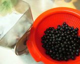 レンジで気軽に♪ブルーベリージャム作り方1写真