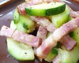 ズッキーニとベーコン♡にんにくチーズ焼き作り方4写真