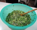 めかぶと夏香野菜のトロ、とろ作り方2写真