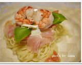 海老とトマトの冷製パスタ作り方5写真
