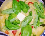バジルがいっぱい タイのグリーンカレー作り方5写真