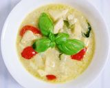バジルがいっぱい タイのグリーンカレー作り方7写真