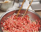煮込みハンバーグ♪キノコのソース作り方5写真