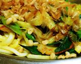 ちくわとネギの焼きうどん カレー風味作り方8写真