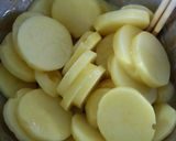じゃがいもとオイルサーディンの重ね焼き作り方2写真