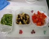 茄子とゴーヤのサラダ作り方5写真