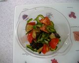 茄子とゴーヤのサラダ作り方7写真