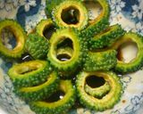＊ゴーヤのにんにく醤油揚げ＊おつまみにも作り方2写真