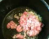 夏のトマトとナスの挽肉パスタ作り方4写真