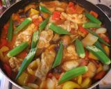手羽元と夏野菜のスパイシーラタトゥイユ☆作り方12写真