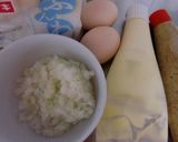 オニオン＊エッグ＊ツナのサンドイッチ作り方1写真