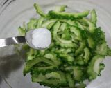 苦くない！ゴーヤとめんつゆの梅炒め作り方2写真