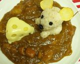 チーズ大好きネズミさんのデコカレー☆作り方6写真