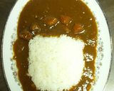 目玉焼きでふくろうさんのデコカレー☆作り方2写真
