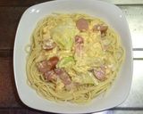 卵ソース醤油パスタ 【冷やし】作り方9写真