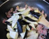 辛んま青唐辛子みそ♪麻婆茄子丼作り方4写真