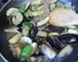 辛んま青唐辛子みそ♪麻婆茄子丼作り方6写真