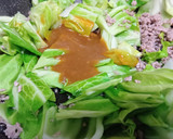 大皿で❢ ひき肉とキャベツの甘味噌炒め作り方4写真