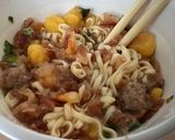 カップヌードル　フライドオニオン味作り方2写真