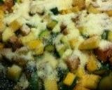 ズッキーニのチーズ醤油丼(・ω・)ノ作り方3写真