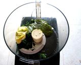 ほうれん草とピースのバジルソースパスタ作り方2写真