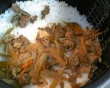 牛肉とごぼうの混ぜご飯作り方3写真