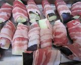 茄子豚巻き揚げぽん酢ソースがけ作り方1写真