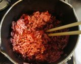 ヘルシー大豆入り♪　うちのタコライス☆作り方2写真