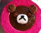 簡単デコカレー☆くまちゃん作り方4写真