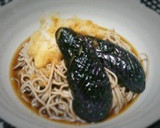 揚げ茄子のおろしそば作り方3写真