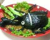 カブトムシとクワガタのデコカレー作り方3写真