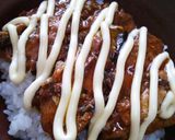 ズボラ飯☆さんま缶でとろ〜りチーズ丼作り方2写真