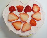 苺のハート♡デコレーションケーキ作り方10写真