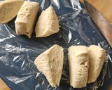 材料3つ☆お好み焼き粉で和風トルティーヤ作り方2写真