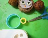 冷食で簡単！チェブラーシカのキャラ弁。作り方2写真