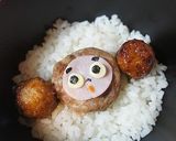 冷食で簡単！チェブラーシカのキャラ弁。作り方4写真