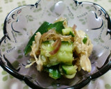 ささみとキュウリとみょうがの和え物作り方5写真