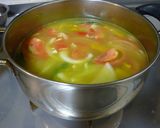 スープ*かぼちゃ&とまと作り方7写真
