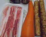 豚ごぼう・ピリ辛炊き込みご飯！作り方1写真