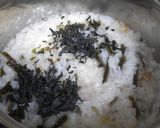 あっさり梅わかめ雑炊作り方5写真