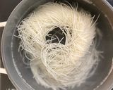梅なめたけと納豆のぶっかけそうめん作り方1写真